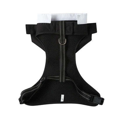 Dog Tuxedo Harness Adjustable Dog Harness No Pull for Small Medium Large Dogs Male Dogs Wedding Suit with Bow Tie Party Costume