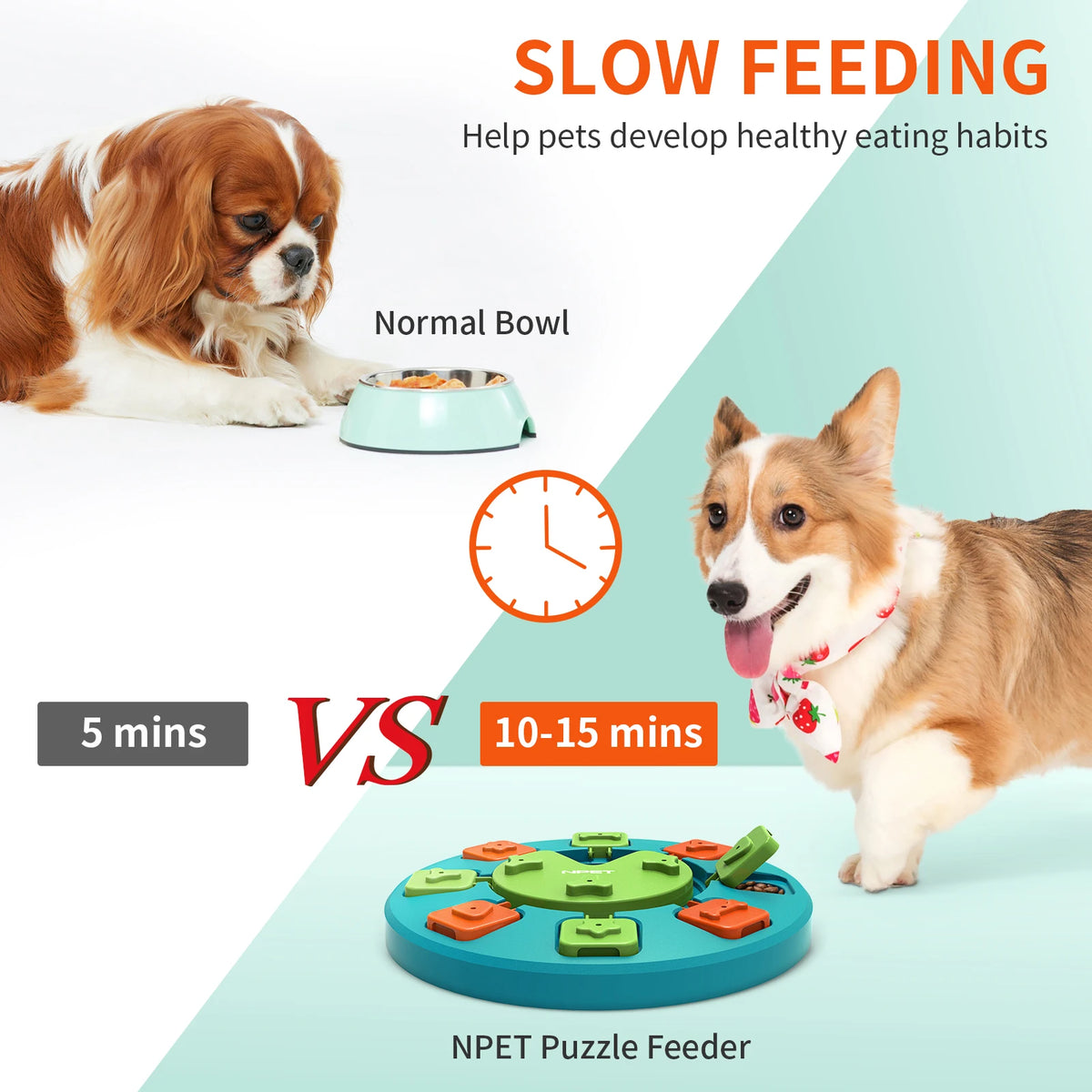 Dog Puzzle Toy Slow Feeder For IQ Training & Mental Enrichment