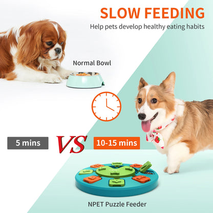 Dog Puzzle Toy Slow Feeder For IQ Training & Mental Enrichment