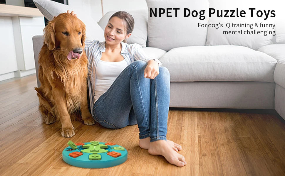 Dog Puzzle Toy Slow Feeder For IQ Training & Mental Enrichment