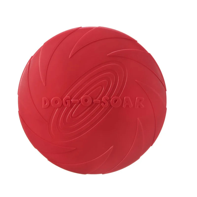 Silicone Flying Saucer Dog Toy Dog Game Flying Discs Resistant Chew Puppy Training Interactive Pet Supplies