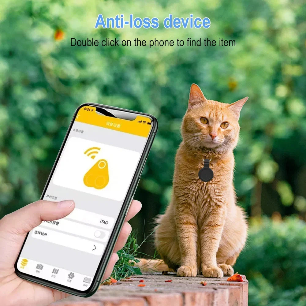 Mini GPS Bluetooth Tracker Tag Key Finder & Pet Location Device  Anti-Loss Tracker for Pets