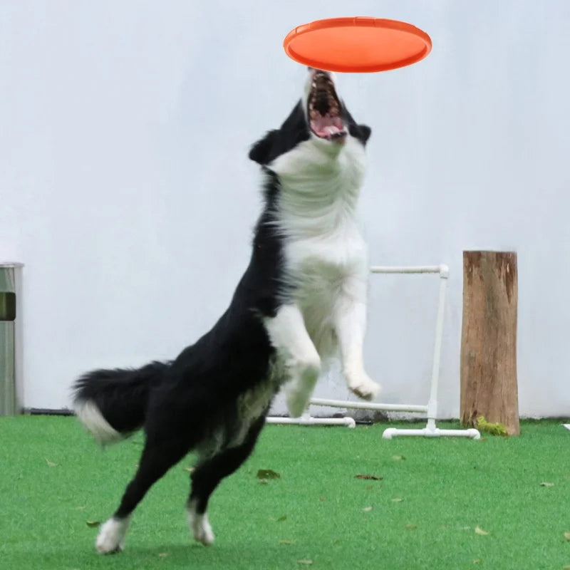 Silicone Flying Saucer Dog Toy Dog Game Flying Discs Resistant Chew Puppy Training Interactive Pet Supplies