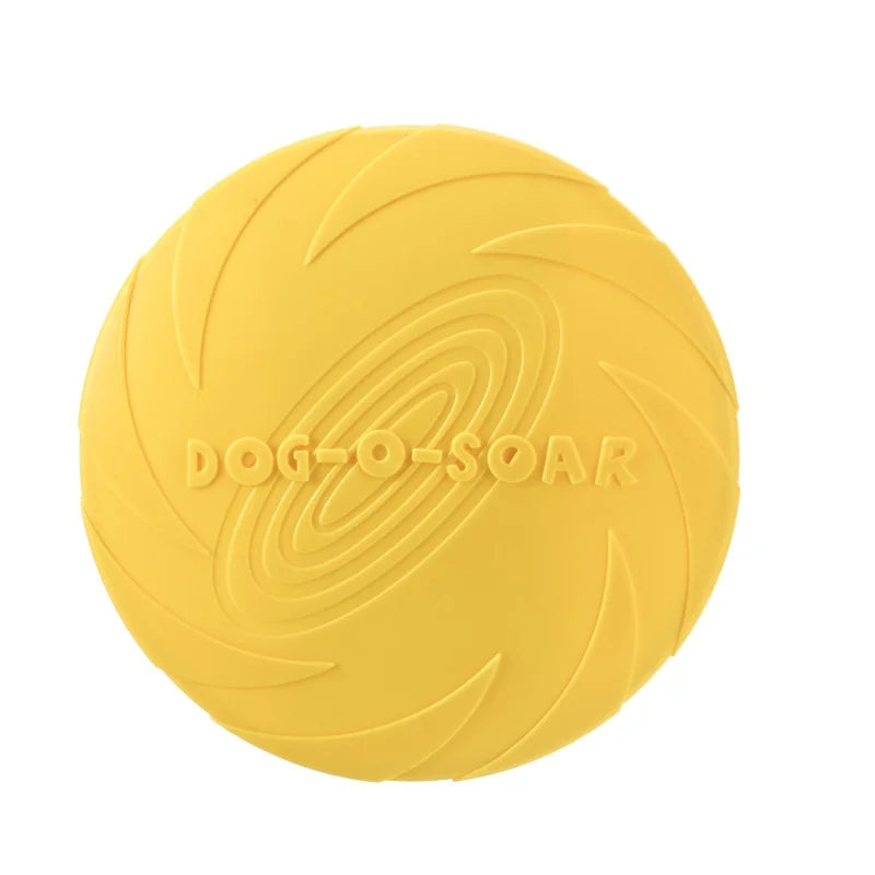 Silicone Flying Saucer Dog Toy Dog Game Flying Discs Resistant Chew Puppy Training Interactive Pet Supplies