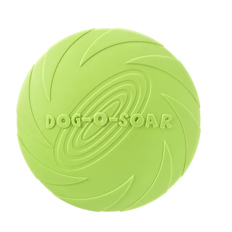 Silicone Flying Saucer Dog Toy Dog Game Flying Discs Resistant Chew Puppy Training Interactive Pet Supplies