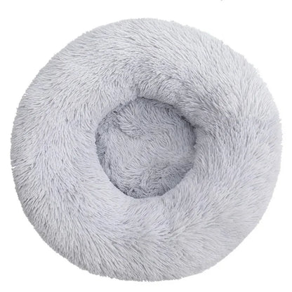 40-90cm 6 Sizes Round Pet Bed for Large Dog Bed Super Soft Cat Bed Plush Dog House for Medium Dog House Winter Warm Sleeping