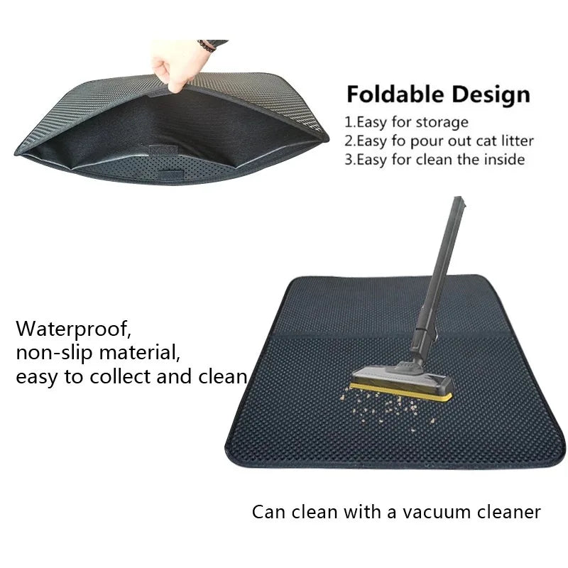 Litter Box Mat Litter Cat Sandbox Mat Cat Tray Pet Cat Sandbox Mat