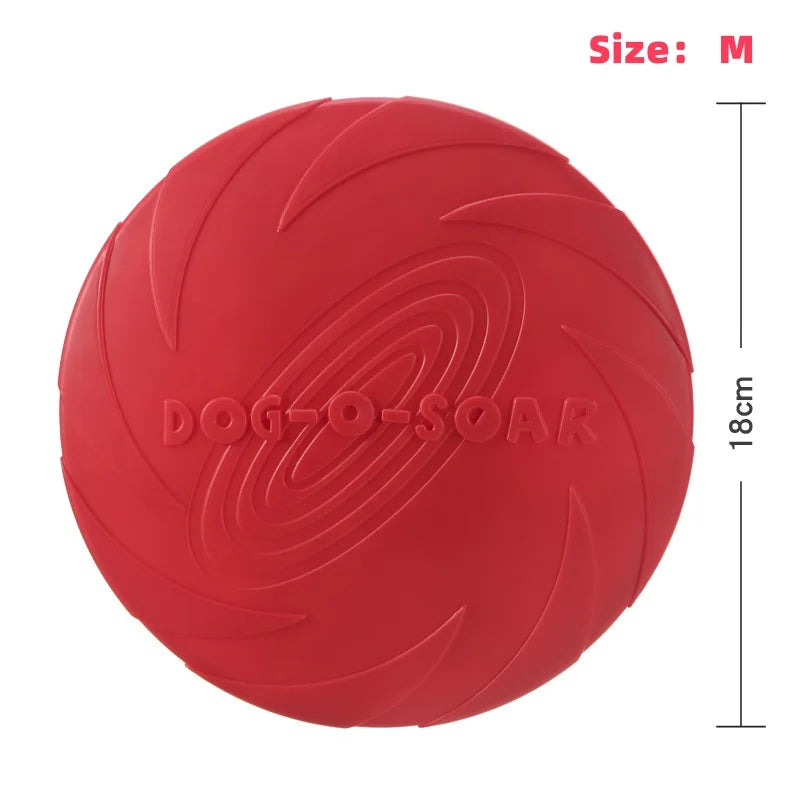 Silicone Flying Saucer Dog Toy Dog Game Flying Discs Resistant Chew Puppy Training Interactive Pet Supplies