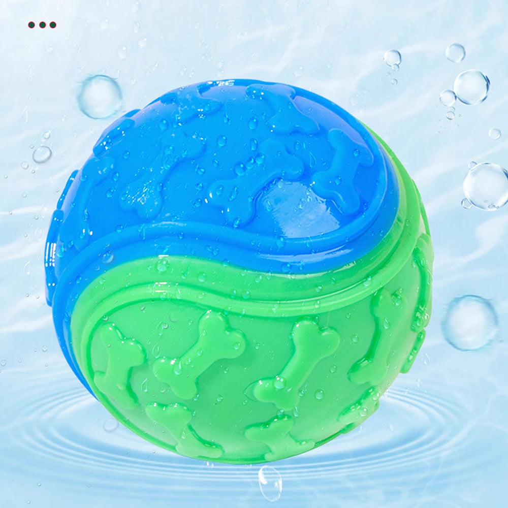 Squeaky Balls for Dogs Interactive Toys Dog Chew Toy Pet Squeeze Ball Teeth Cleaning Bite Resistance Dog Training Supplies