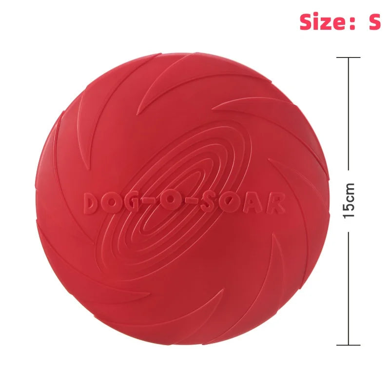 Silicone Flying Saucer Dog Toy Dog Game Flying Discs Resistant Chew Puppy Training Interactive Pet Supplies