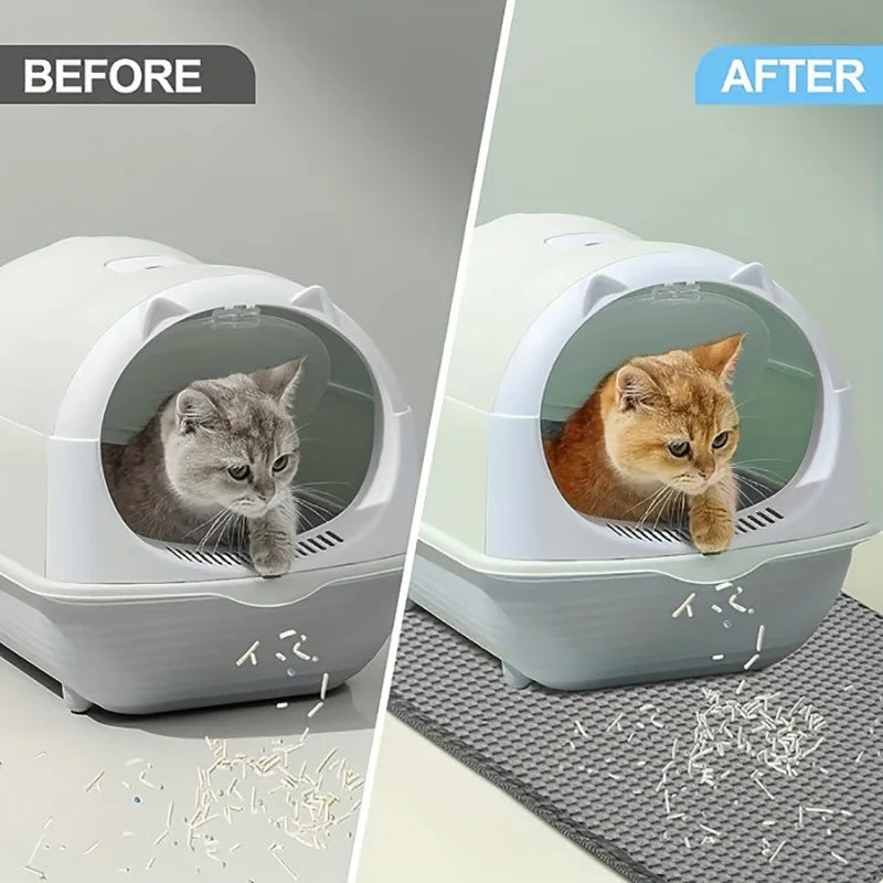 Litter Box Mat Litter Cat Sandbox Mat Cat Tray Pet Cat Sandbox Mat