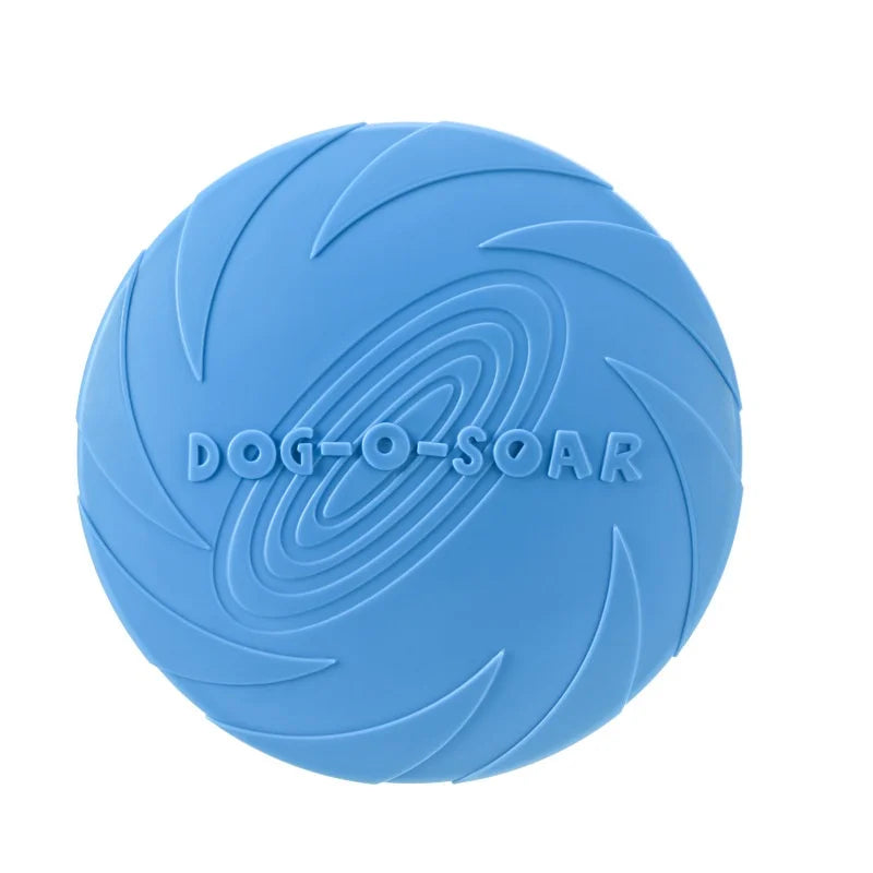 Silicone Flying Saucer Dog Toy Dog Game Flying Discs Resistant Chew Puppy Training Interactive Pet Supplies