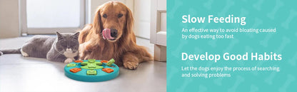 Dog Puzzle Toy Slow Feeder For IQ Training & Mental Enrichment