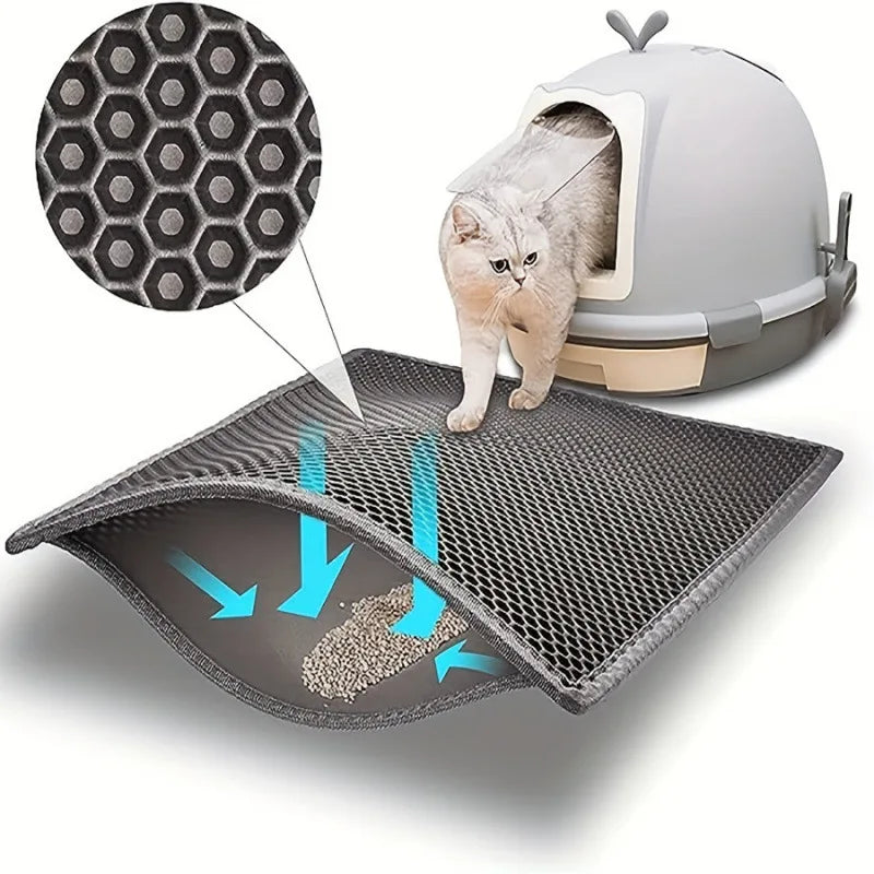 Litter Box Mat Litter Cat Sandbox Mat Cat Tray Pet Cat Sandbox Mat