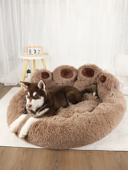 Fluffy Dog Bed Plush Pet Products Large Dogs Beds Bedding Max Comfort