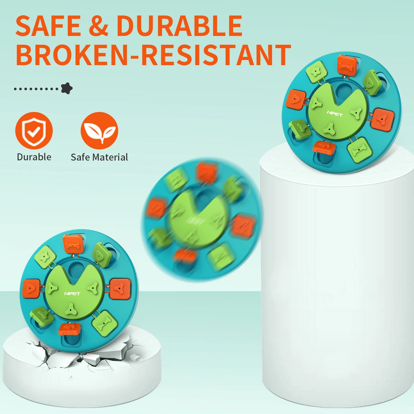 Dog Puzzle Toy Slow Feeder For IQ Training & Mental Enrichment
