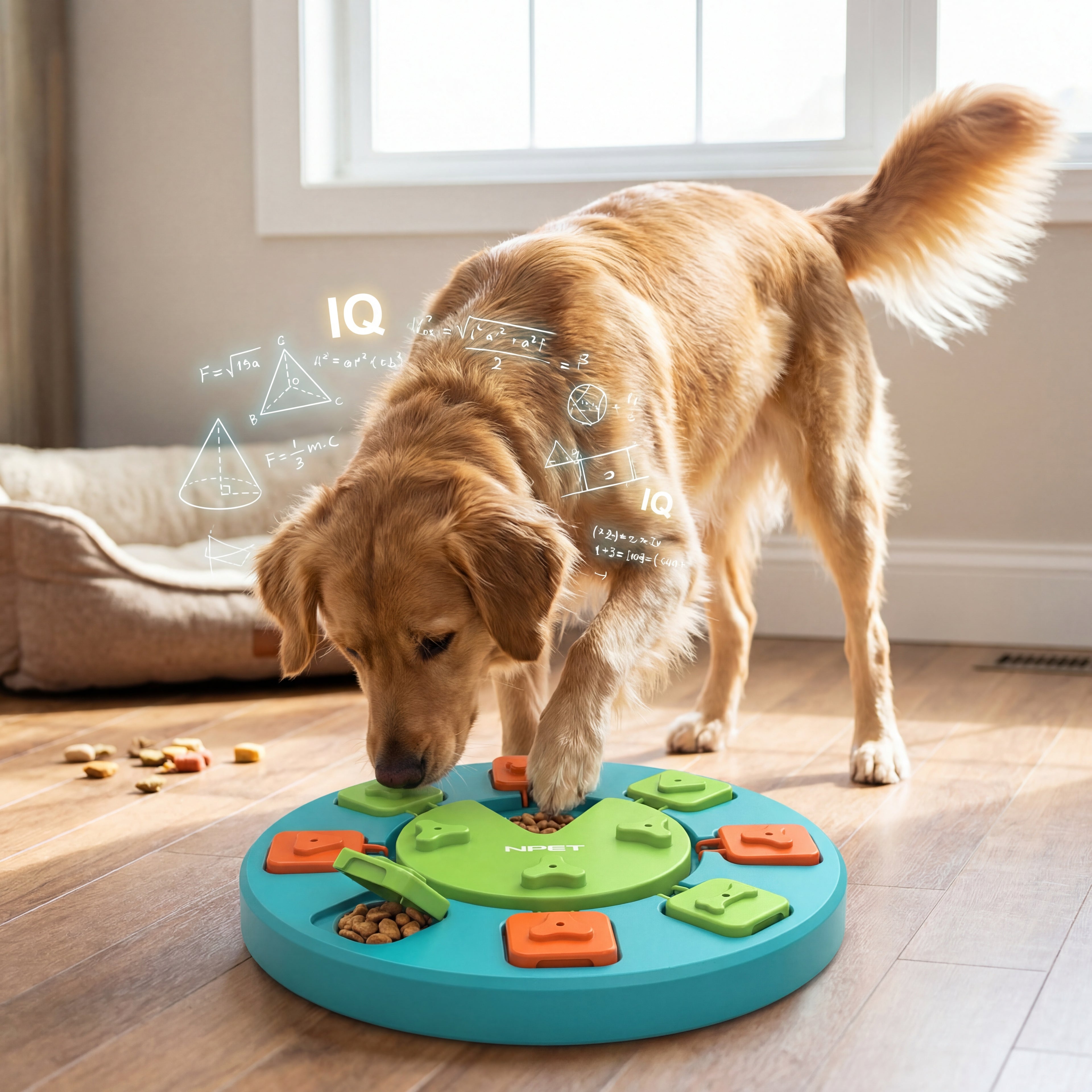 Dog Puzzle Toy Slow Feeder For IQ Training & Mental Enrichment